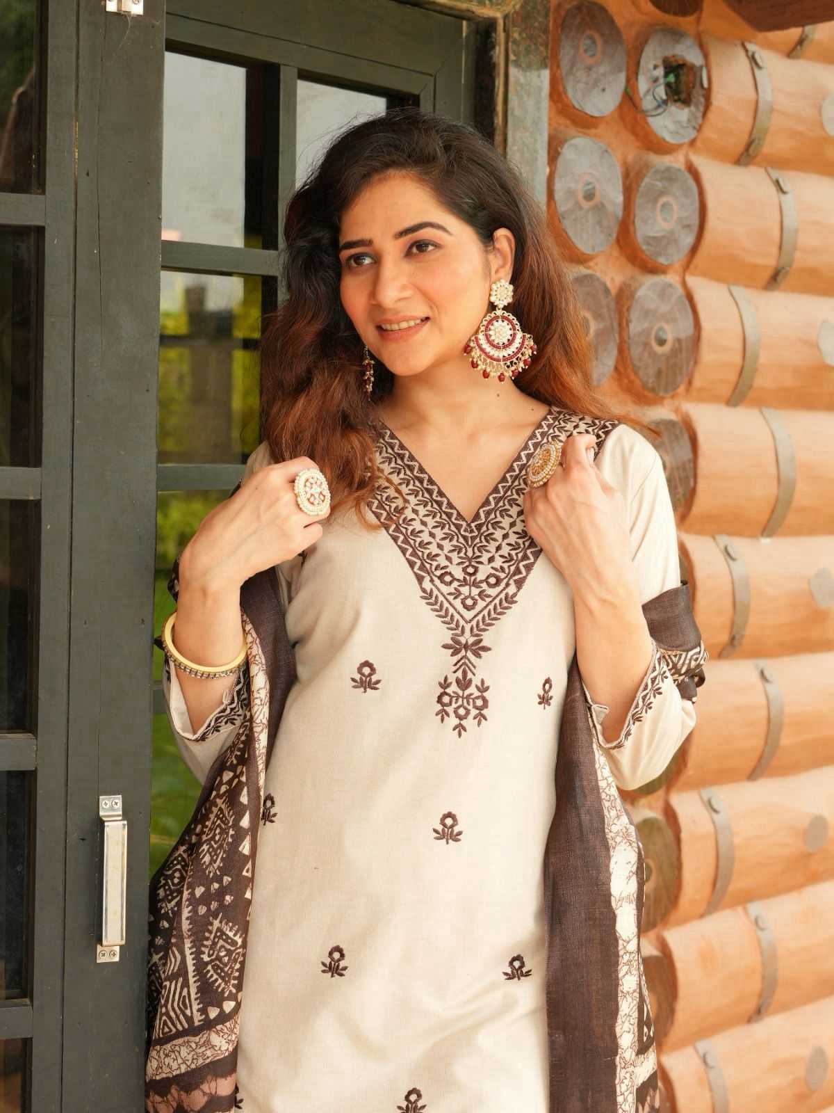 YNF Wholesale Khadi Cotton Cotton Kurtis KESH160 Chikoo | Surat Manufacturer