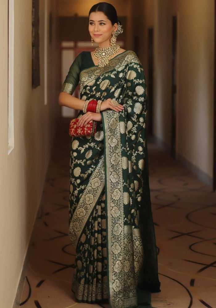 YNF Wholesale Lichi Silk Banarasi Silk Sarees KESH171 D.N. 1642 | Surat Manufacturer