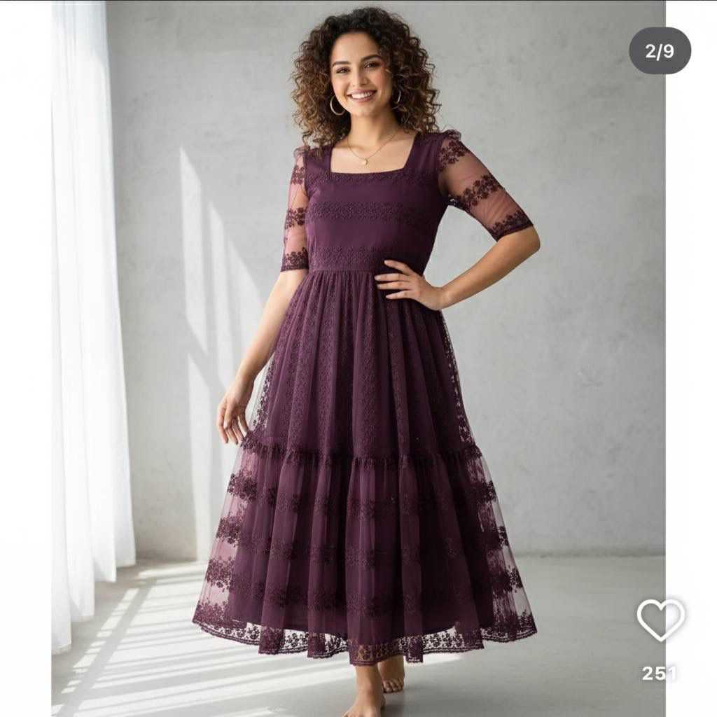 YNF Wholesale Net Party Gowns KESH544 Ashmira | Surat Manufacturer