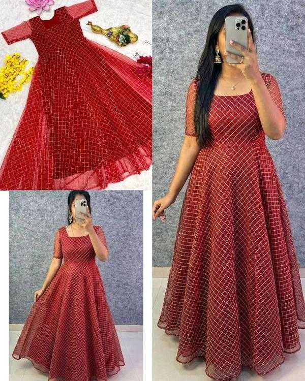 YNF Wholesale Net Party Gowns KESH544 Ghazia | Surat Manufacturer