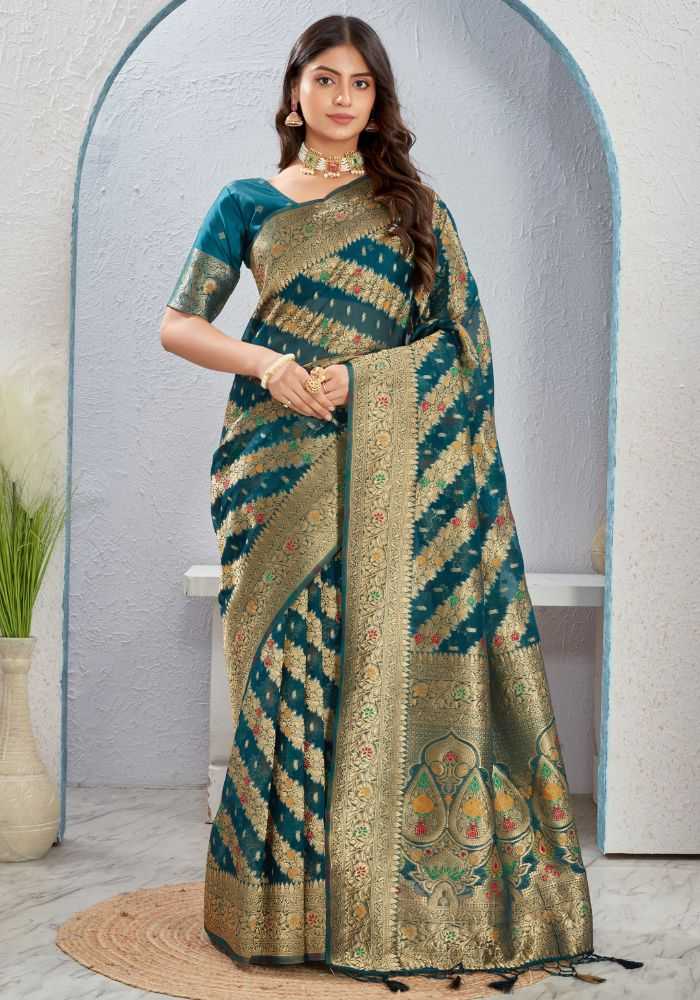 YNF Wholesale Nylon Fancy Sarees KESH171 D.N.:-1634 | Surat Manufacturer