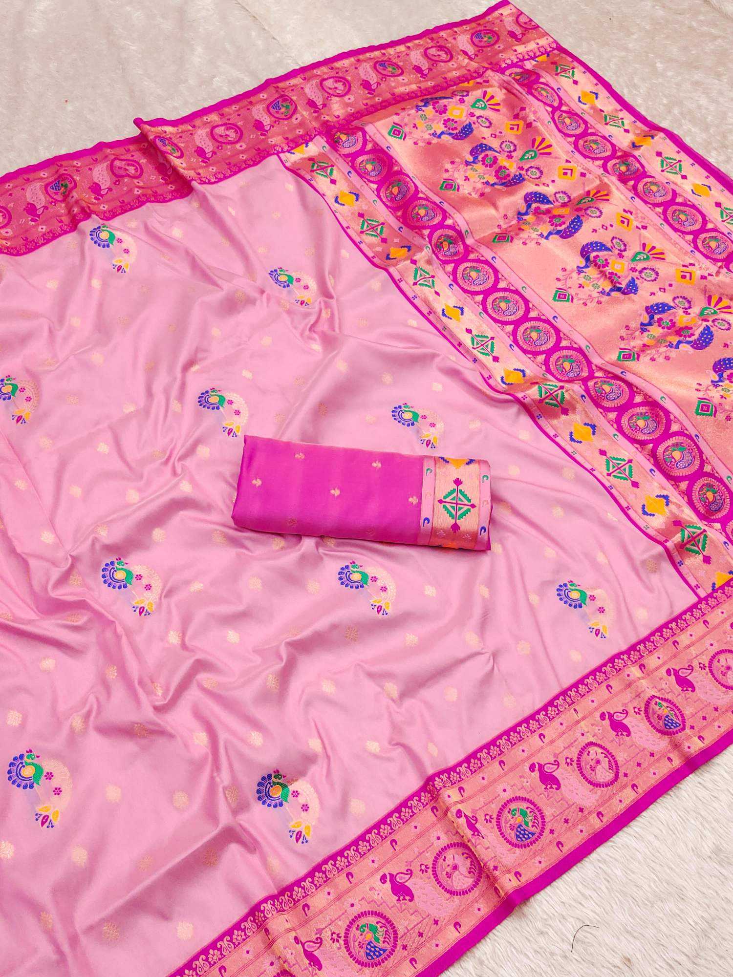 YNF Wholesale Paithani Silk Paithani Sarees KESH604 GOLD ZARI | Surat Manufacturer
