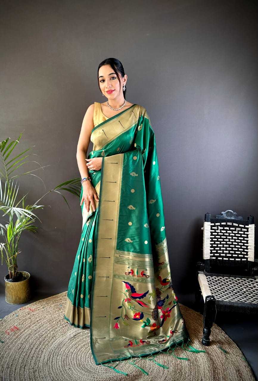 YNF Wholesale Paithani Silk Paithani Sarees KESH734 MENKA | Surat Manufacturer