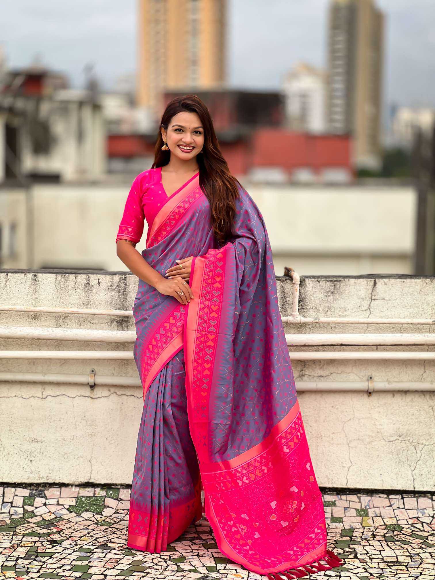 YNF Wholesale Patola Silk Traditional Silk Sarees RIN116 MADHURI | Surat Manufacturer