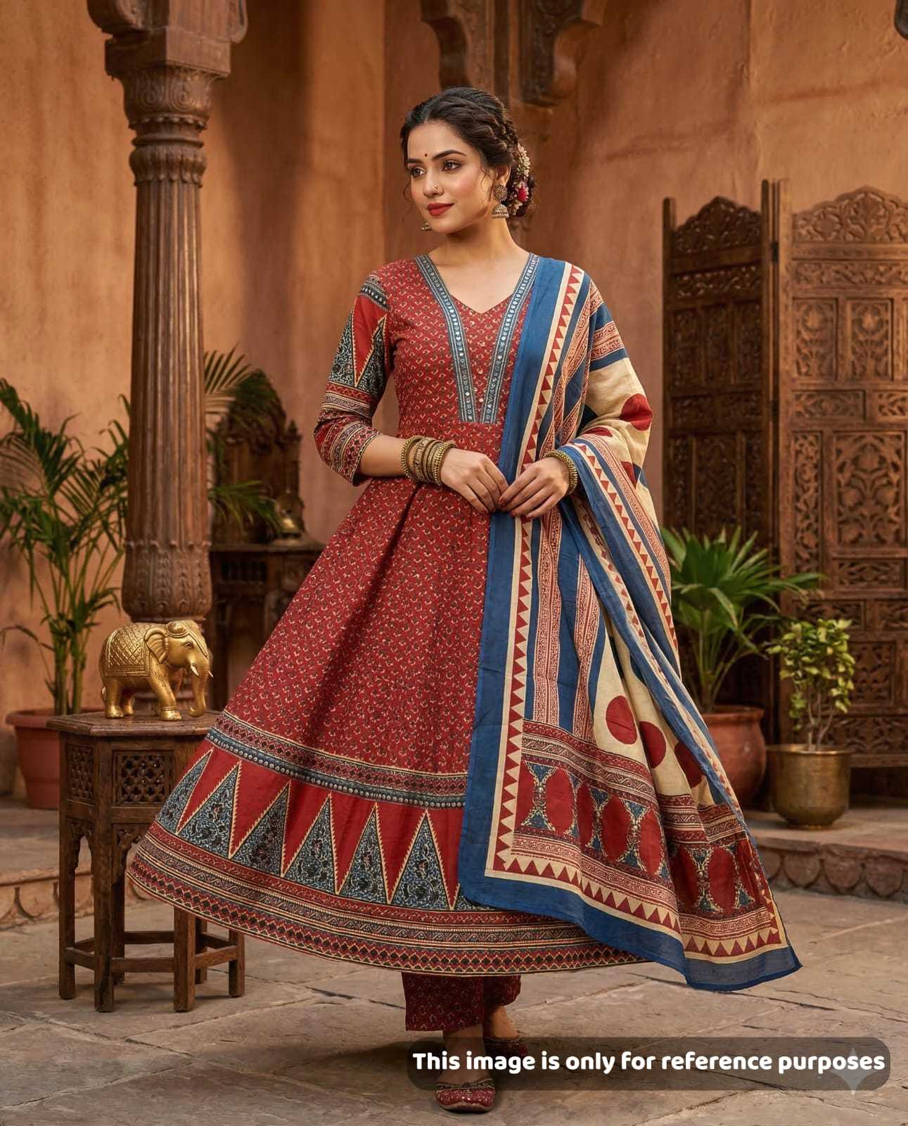YNF Wholesale Pure Cotton Printed Gowns KESH147 112 | Surat Manufacturer