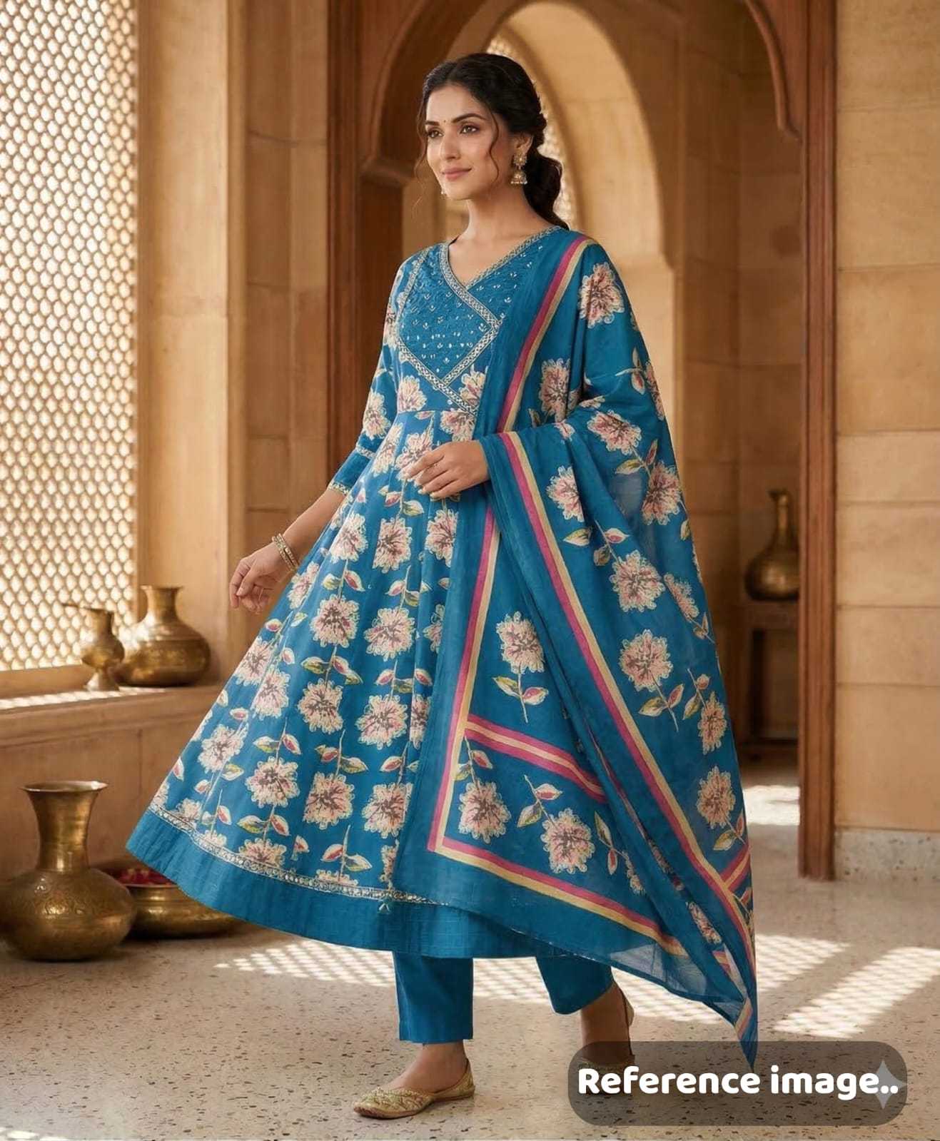 YNF Wholesale Pure Cotton Printed Gowns KESH147 129 | Surat Manufacturer