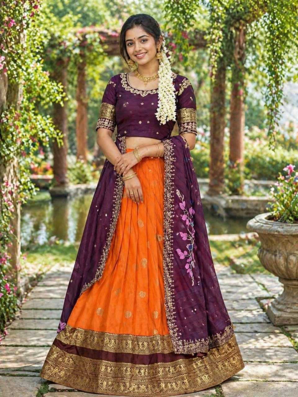 YNF Wholesale Rangoli Silk Lehenga Sarees KESH505 Layer | Surat Manufacturer