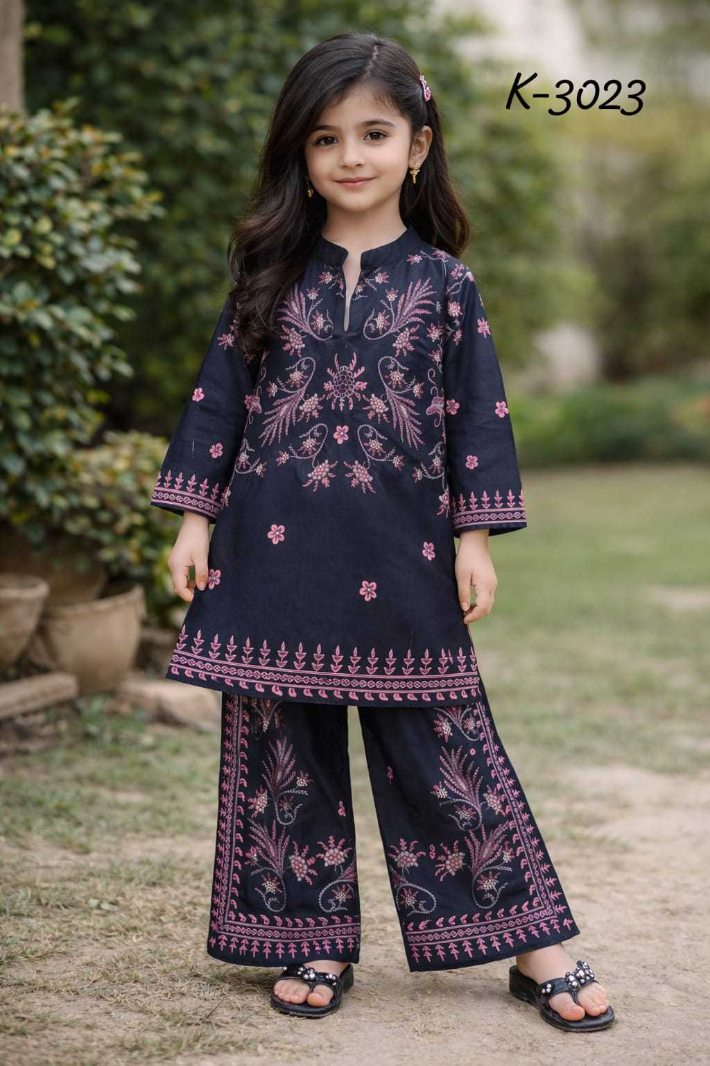 YNF Wholesale Satin Kids Suit KESH530 K-3023 | Surat Manufacturer