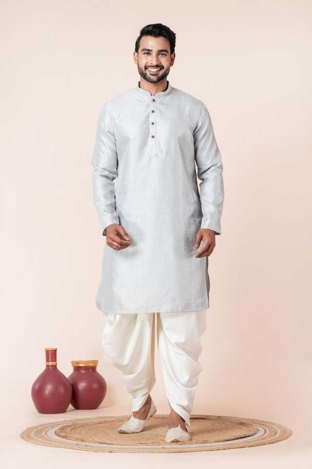 YNF Wholesale Silk Bengali Dhoti Kurta Pyjama KESH170 ZK-06-DT-01 | Surat Manufacturer