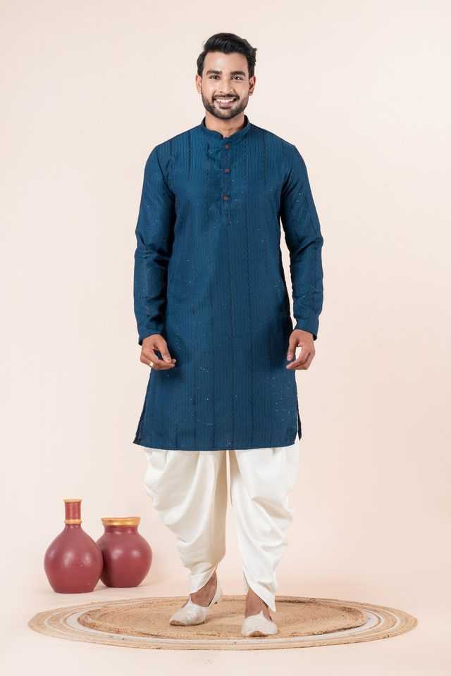 YNF Wholesale Silk Bengali Dhoti Kurta Pyjama KESH170 ZK-07-DT-01 | Surat Manufacturer