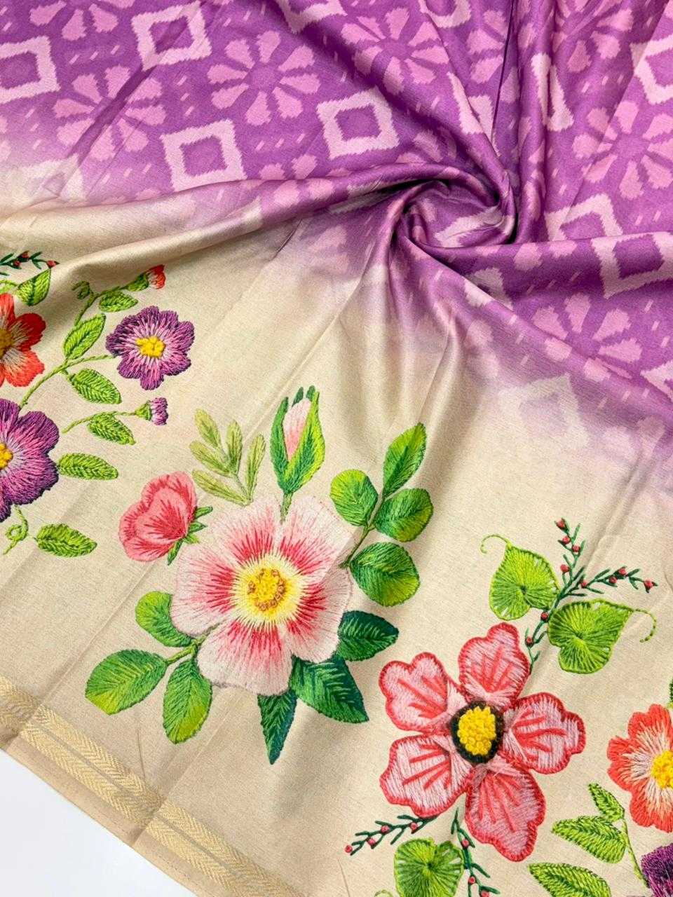 YNF Wholesale Silk Printed Silk Saree KESH692 MANISHA | Surat Manufacturer
