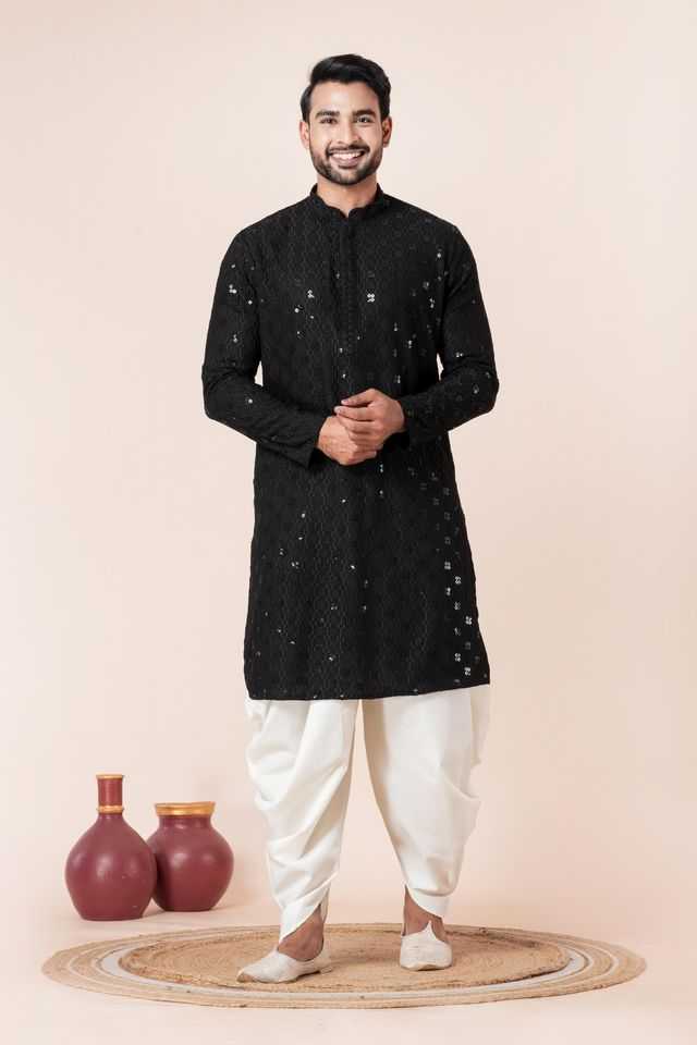 YNF Wholesale Soft Cotton Silk Bengali Dhoti Kurta Pyjama KESH170 ZK-09-DT-01 | Surat Manufacturer