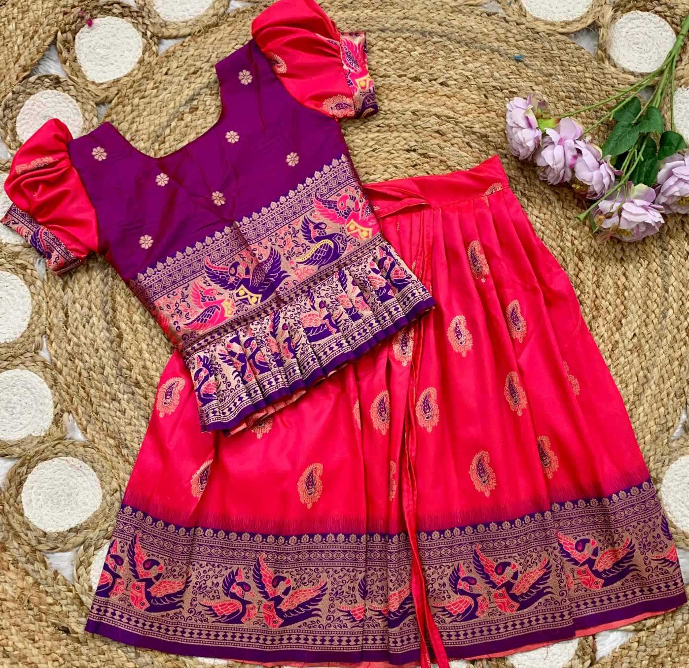 YNF Wholesale Soft Silk Kids Designer Frock KESH685 design zari | Surat Manufacturer