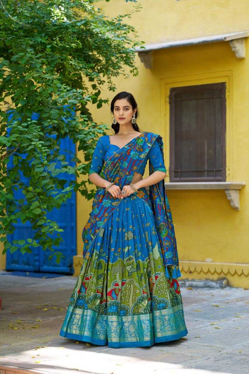 YNF Wholesale Tissue Silk Kalamkari Lehenga KESH134 AKANKSHA | Surat Manufacturer
