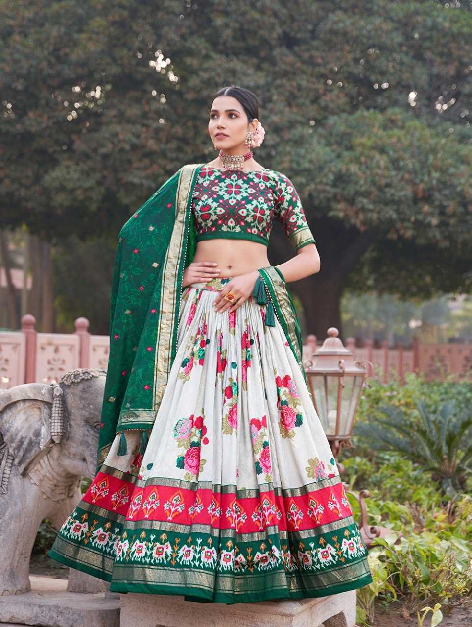 YNF Wholesale Tussar Silk Fancy Lehenga KESH173 GALGOTO | Surat Manufacturer