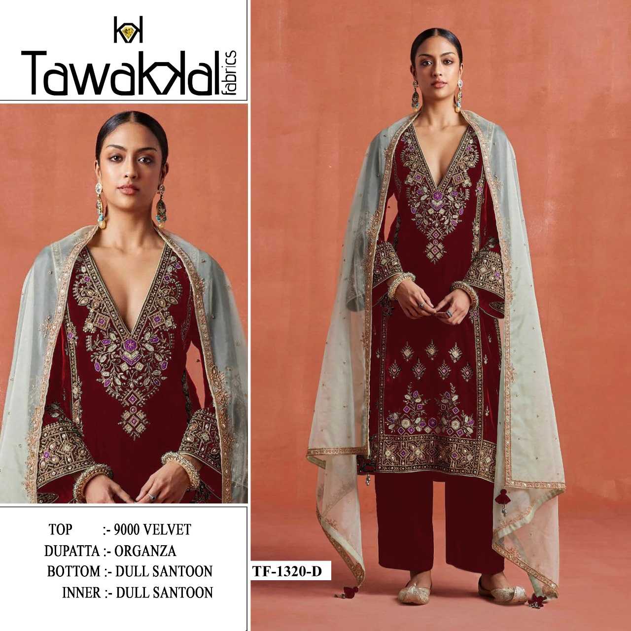 YNF Wholesale Velvet Velvet Suits KESH745 1320 | Surat Manufacturer