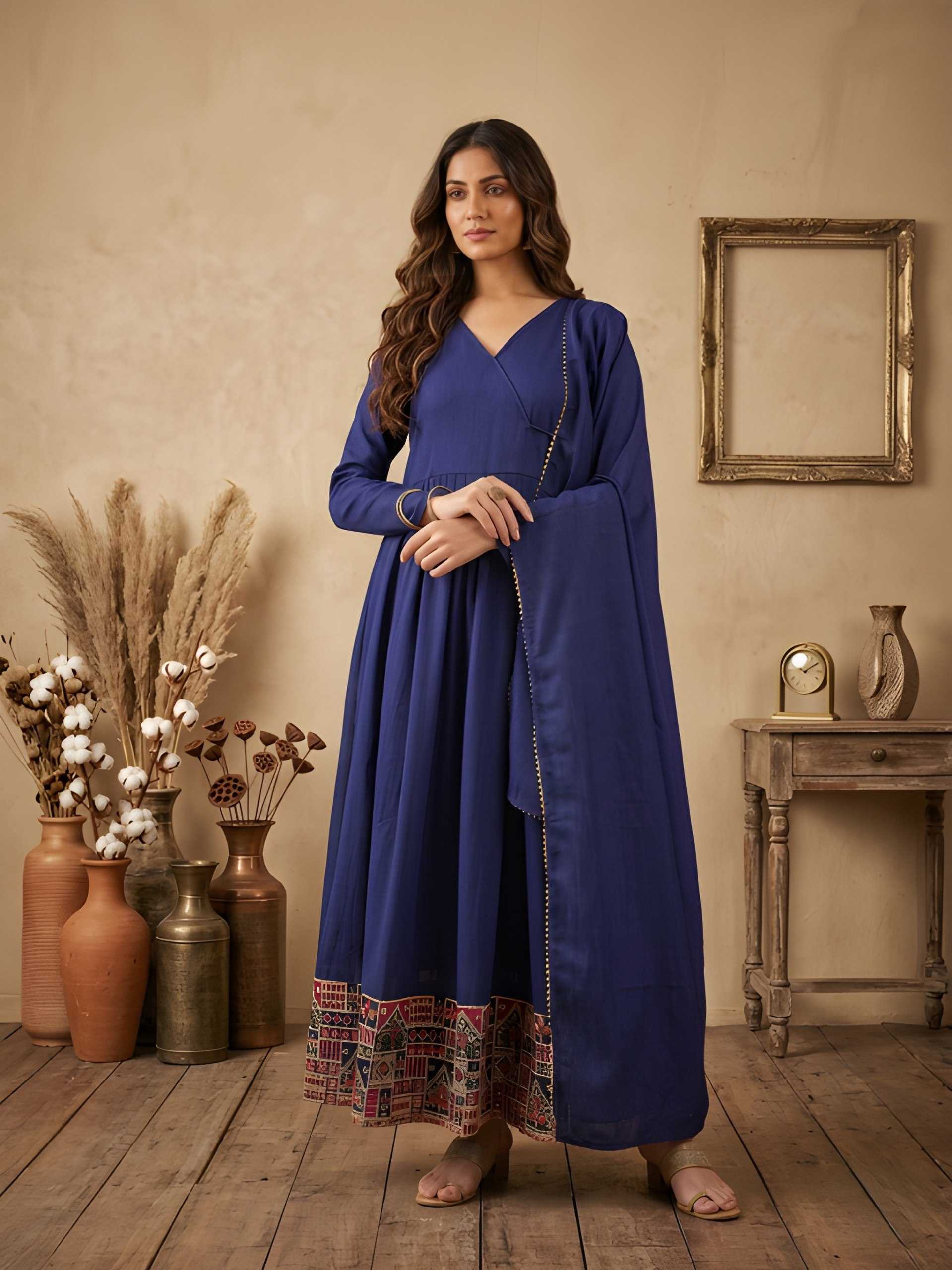 YNF Wholesale Vichitra Silk Designer Kurtis KESH559 6048 | Surat Manufacturer
