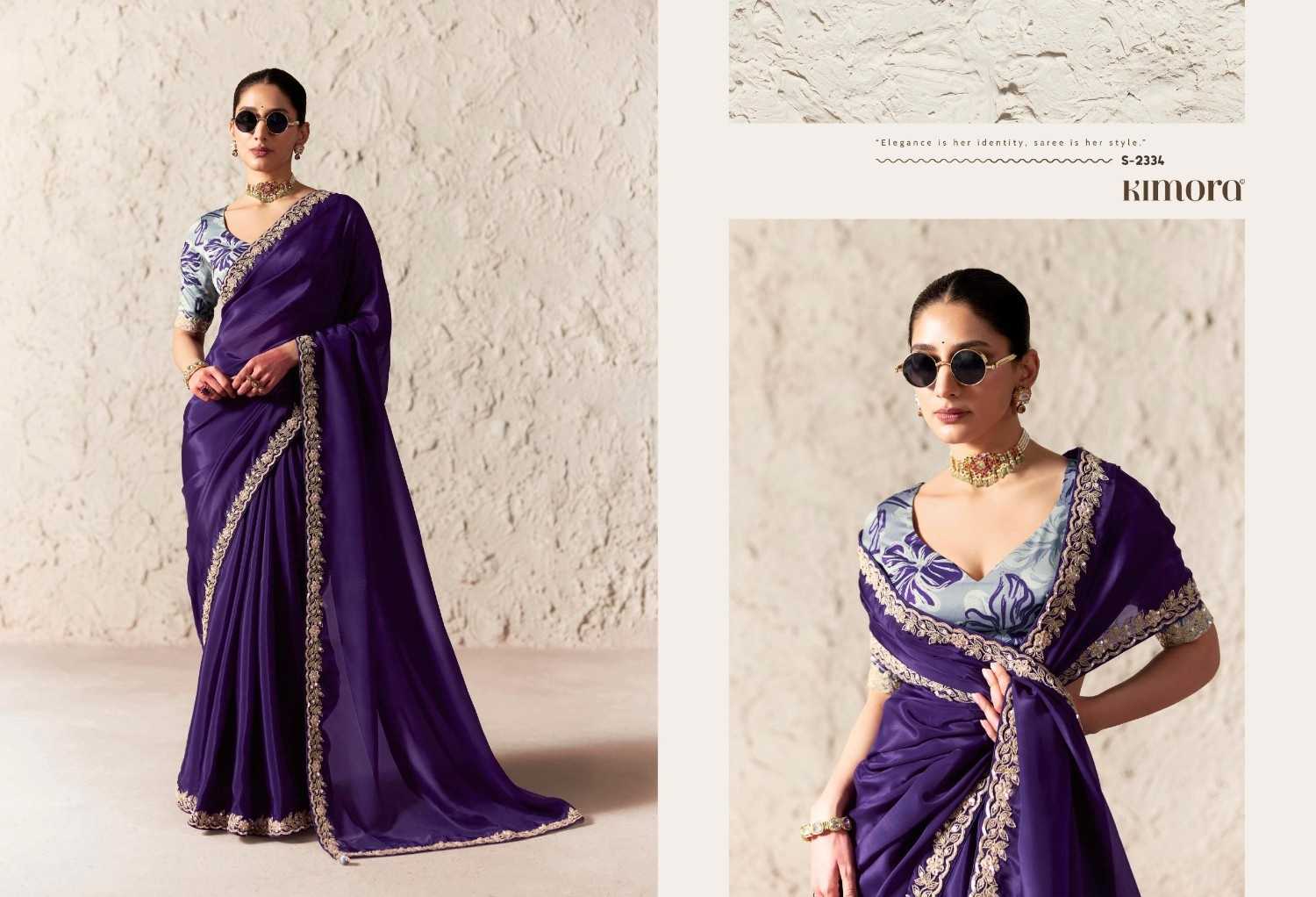 YNF Wholesale Tissue Party Wear Sarees  | Surat Manufacturer