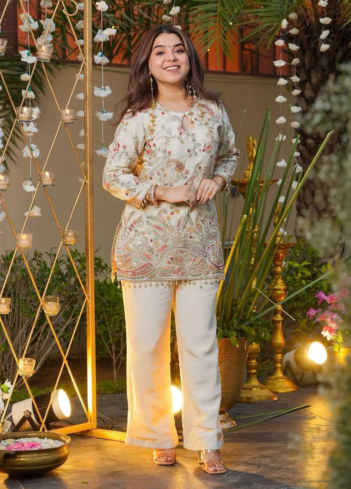 YNF Wholesale Crepe Silk Party Wear Kurtis  | Surat Manufacturer