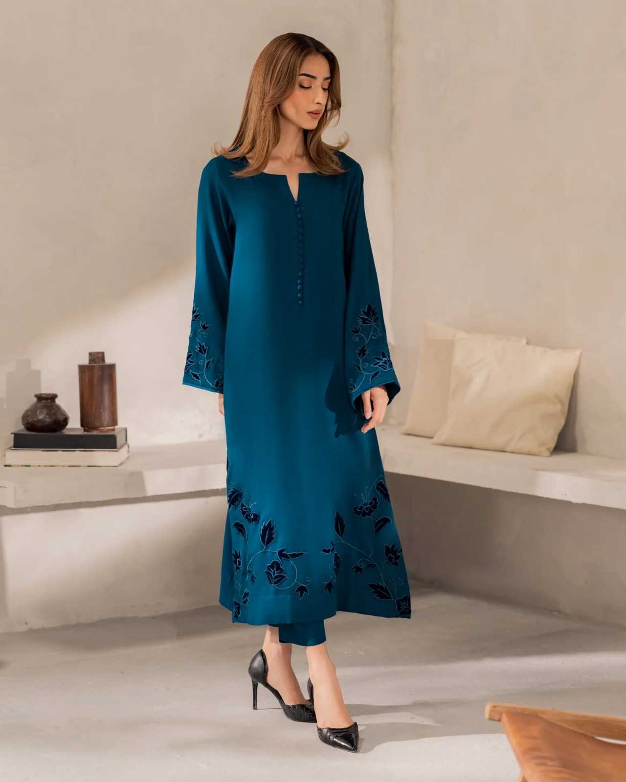YNF Wholesale Chanderi Cotton Embroidery Suits  | Surat Manufacturer