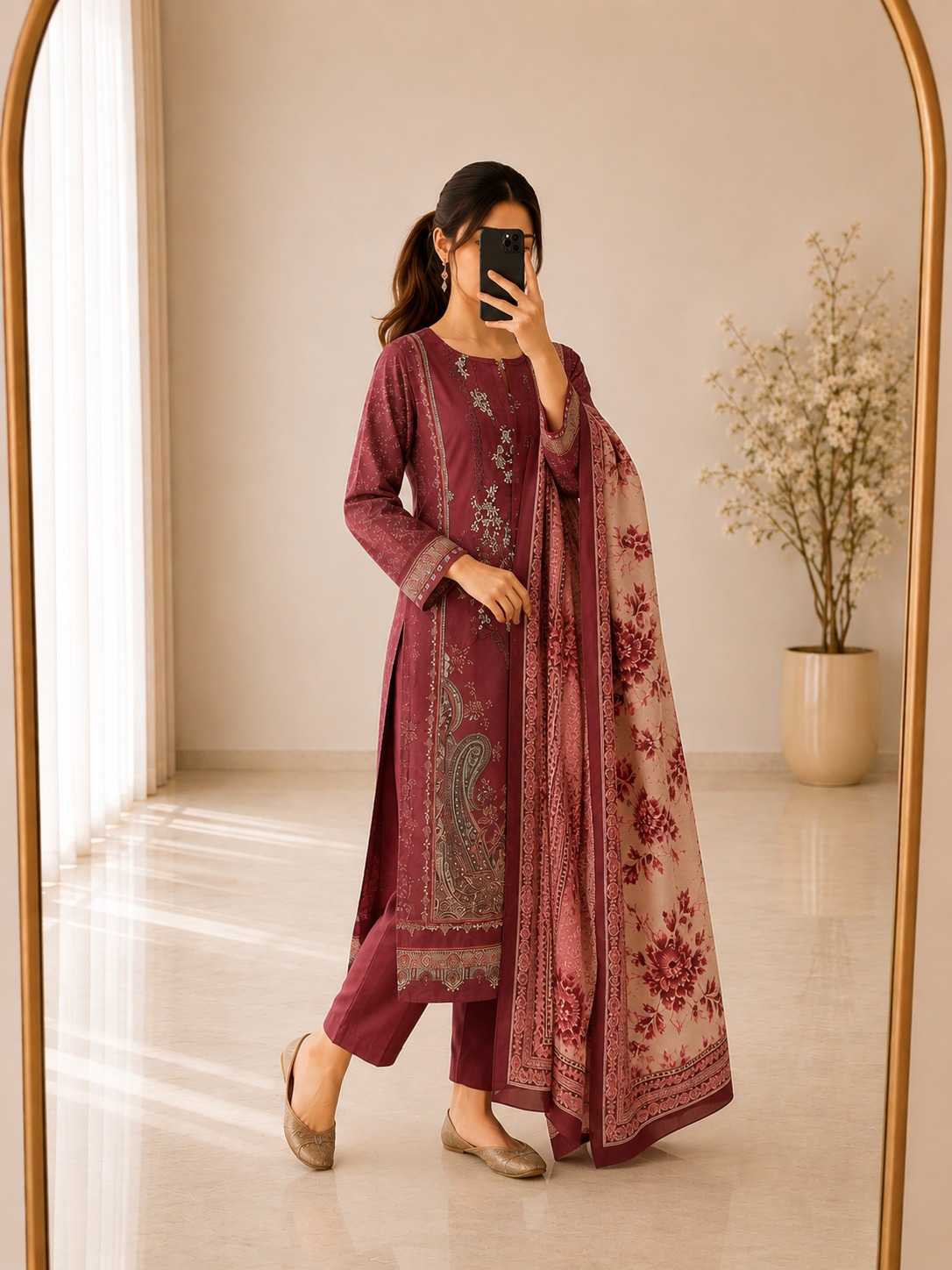YNF Wholesale Cotton Printed Suits  | Surat Manufacturer