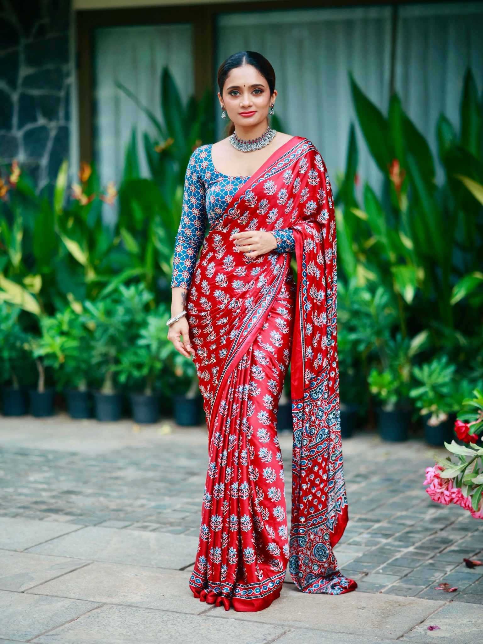 YNF Wholesale Satin Printed Sarees  | Surat Manufacturer