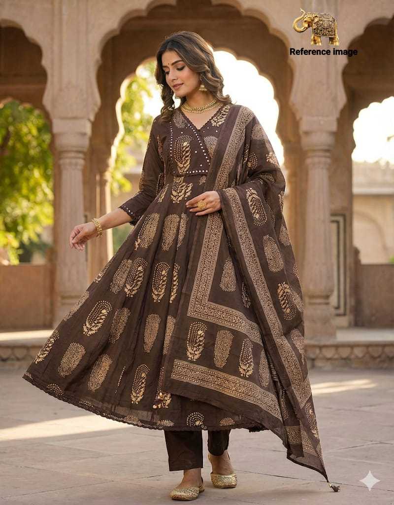 YNF Wholesale Cotton Anarkali Kurtis  | Surat Manufacturer