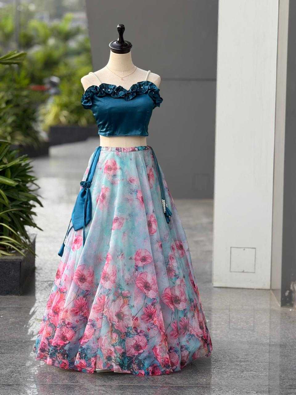YNF Wholesale Organza Silk Designer Lehenga  | Surat Manufacturer