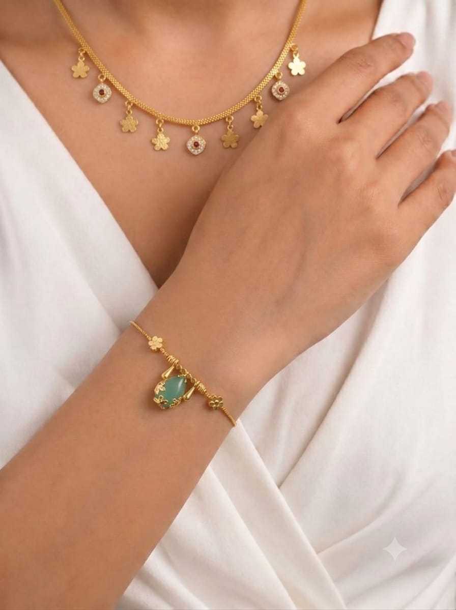YNF Wholesale Brass Necklaces Set  | Surat Manufacturer