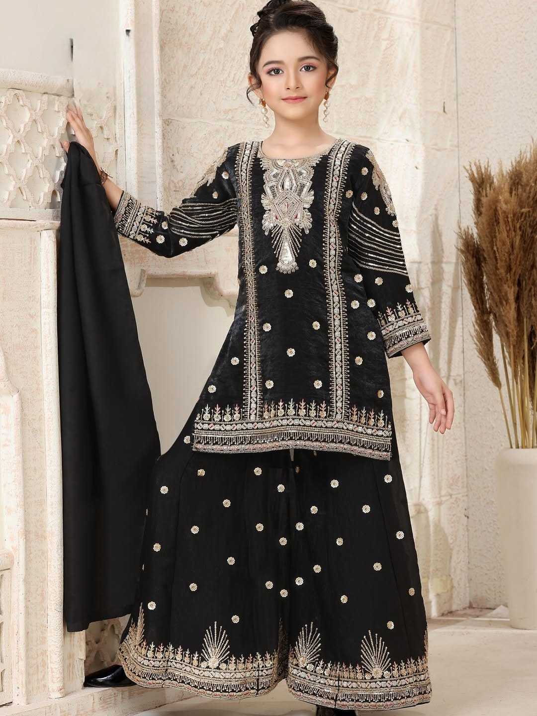 YNF Wholesale Premium Silk Kids Suit  | Surat Manufacturer