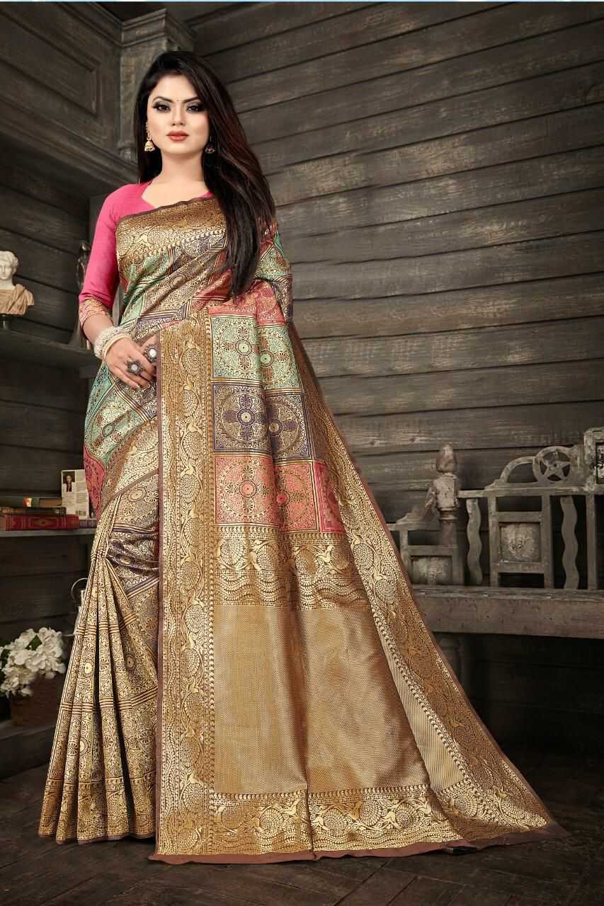 YNF Wholesale Lichi Silk Banarasi Silk Sarees  | Surat Manufacturer