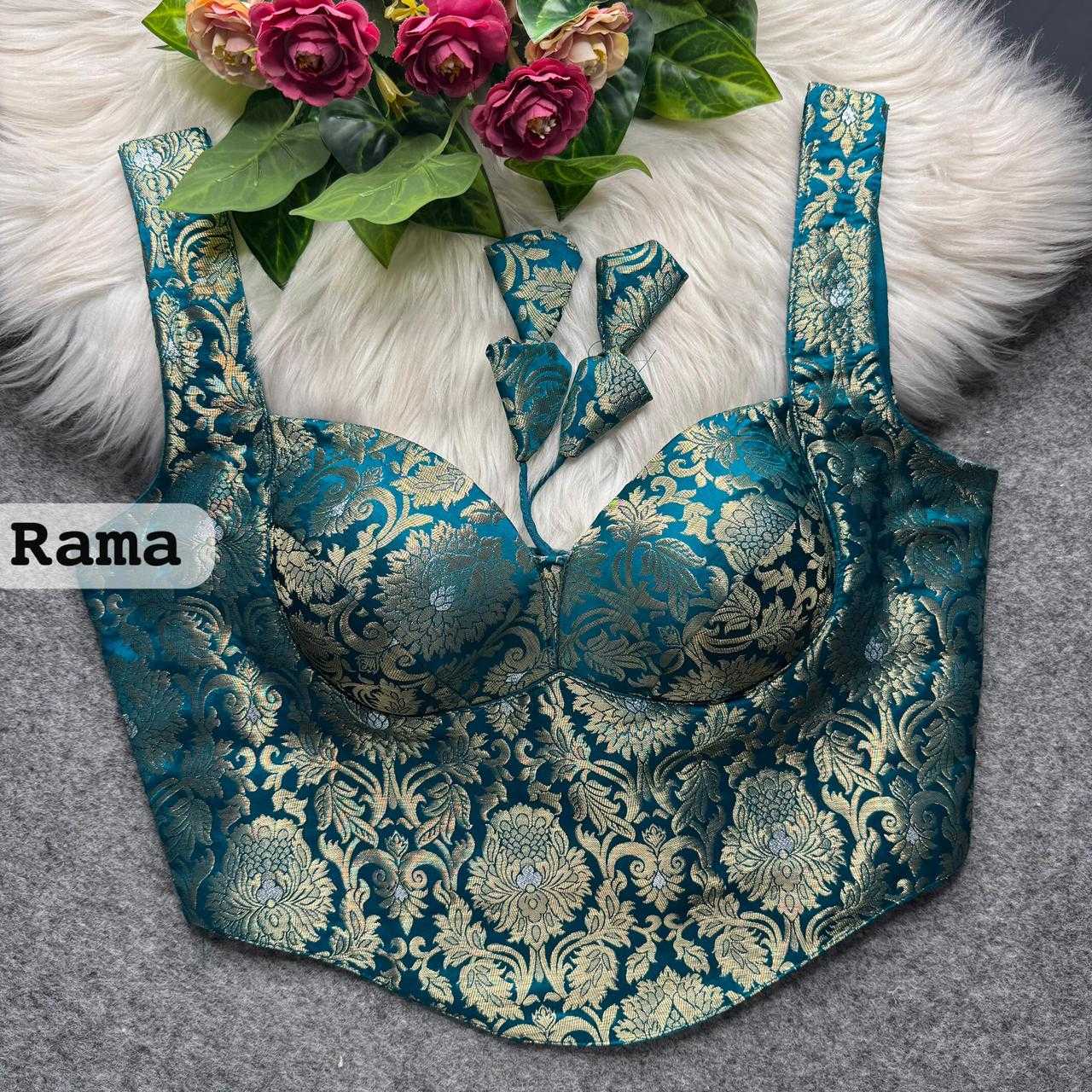 YNF Wholesale Banarasi Soft Silk Blouse  | Surat Manufacturer