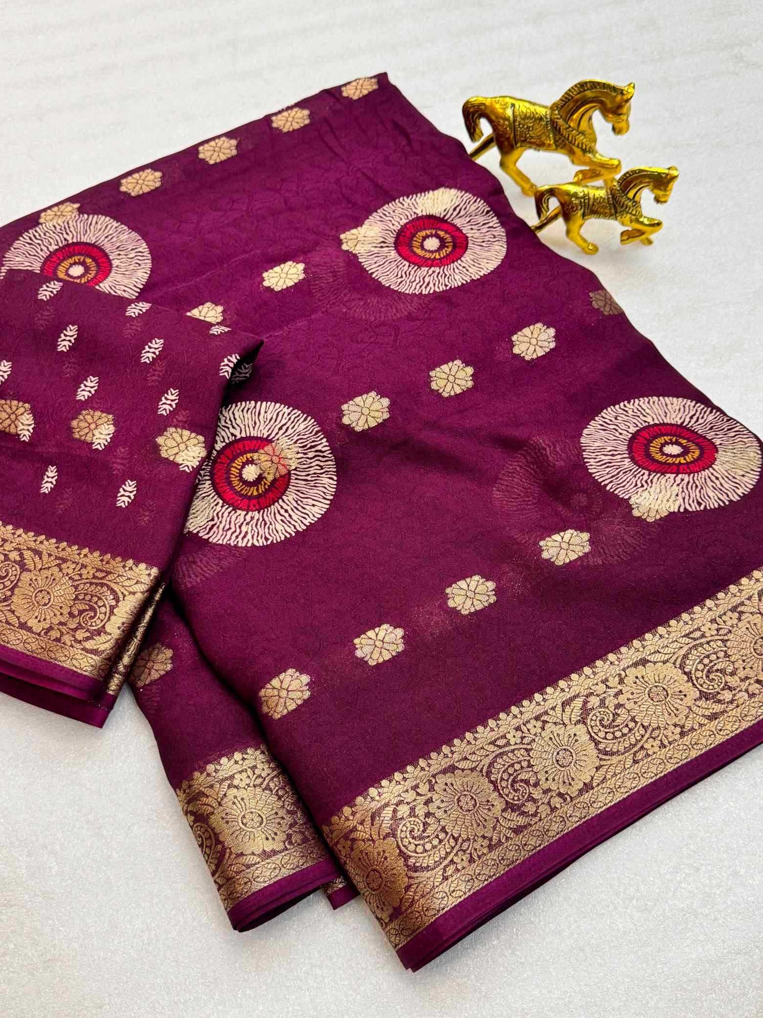 YNF Wholesale Fancy Printed Sarees  | Surat Manufacturer