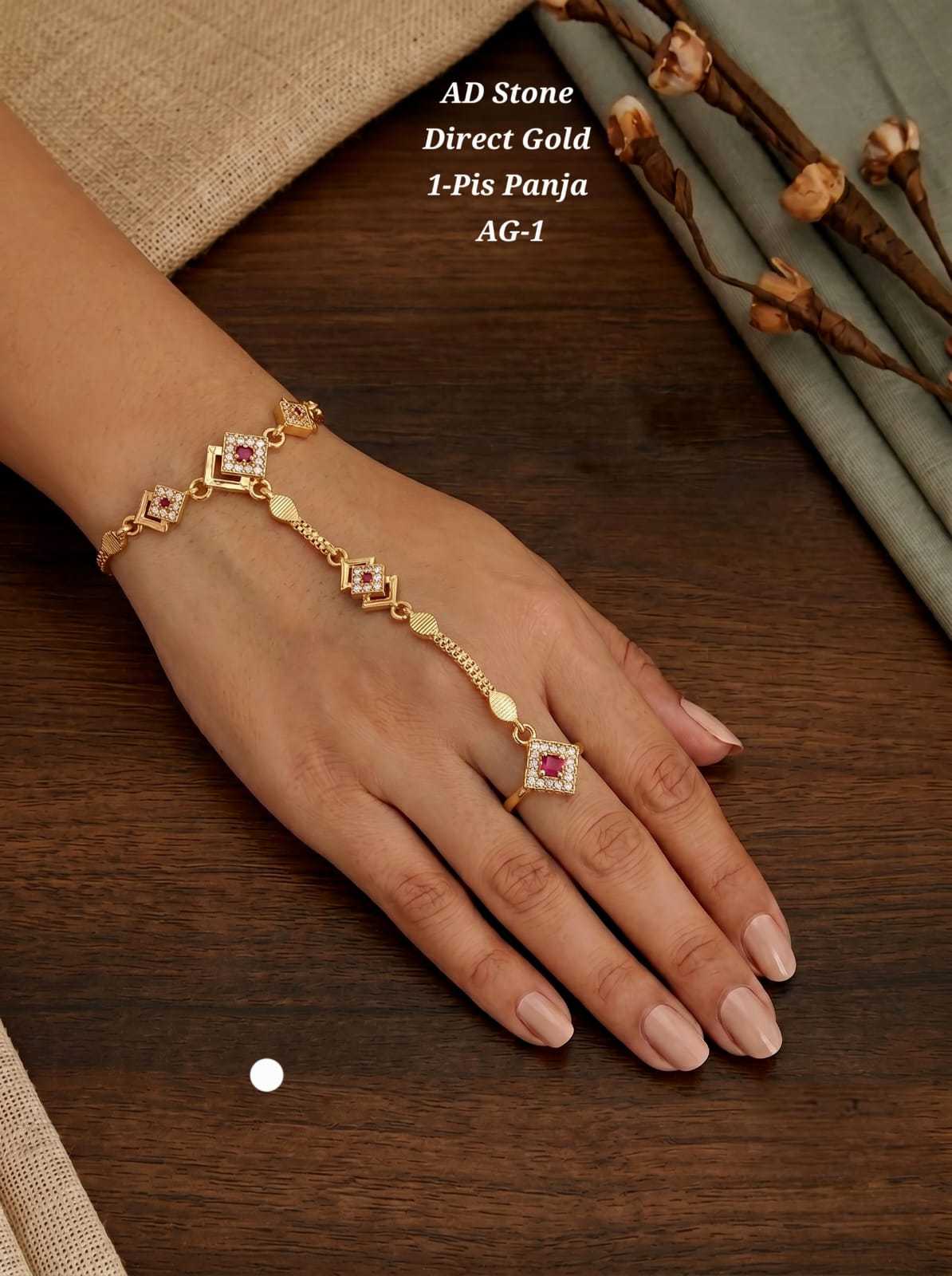 YNF Wholesale Brass Brass Gold Bracelets  | Surat Manufacturer