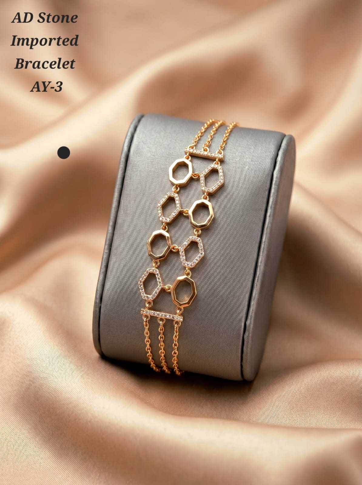 YNF Wholesale Brass Brass Gold Bracelets  | Surat Manufacturer