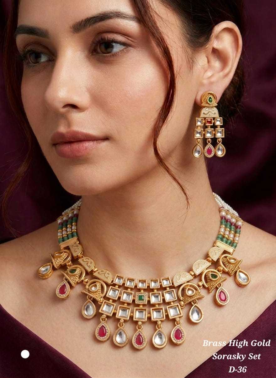 YNF Wholesale Brass Fancy Mala Necklaces  | Surat Manufacturer