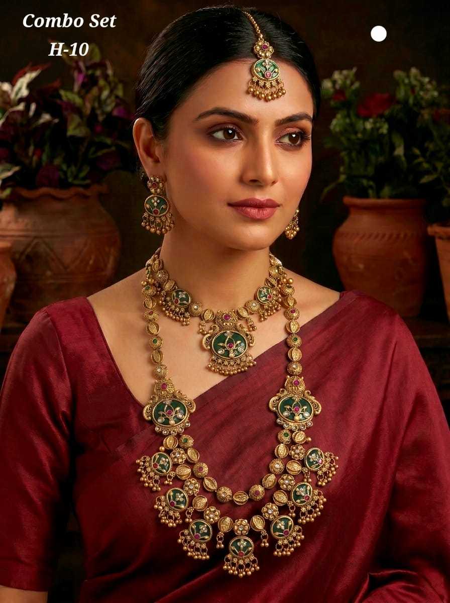 YNF Wholesale Brass Fancy Mala Necklaces  | Surat Manufacturer