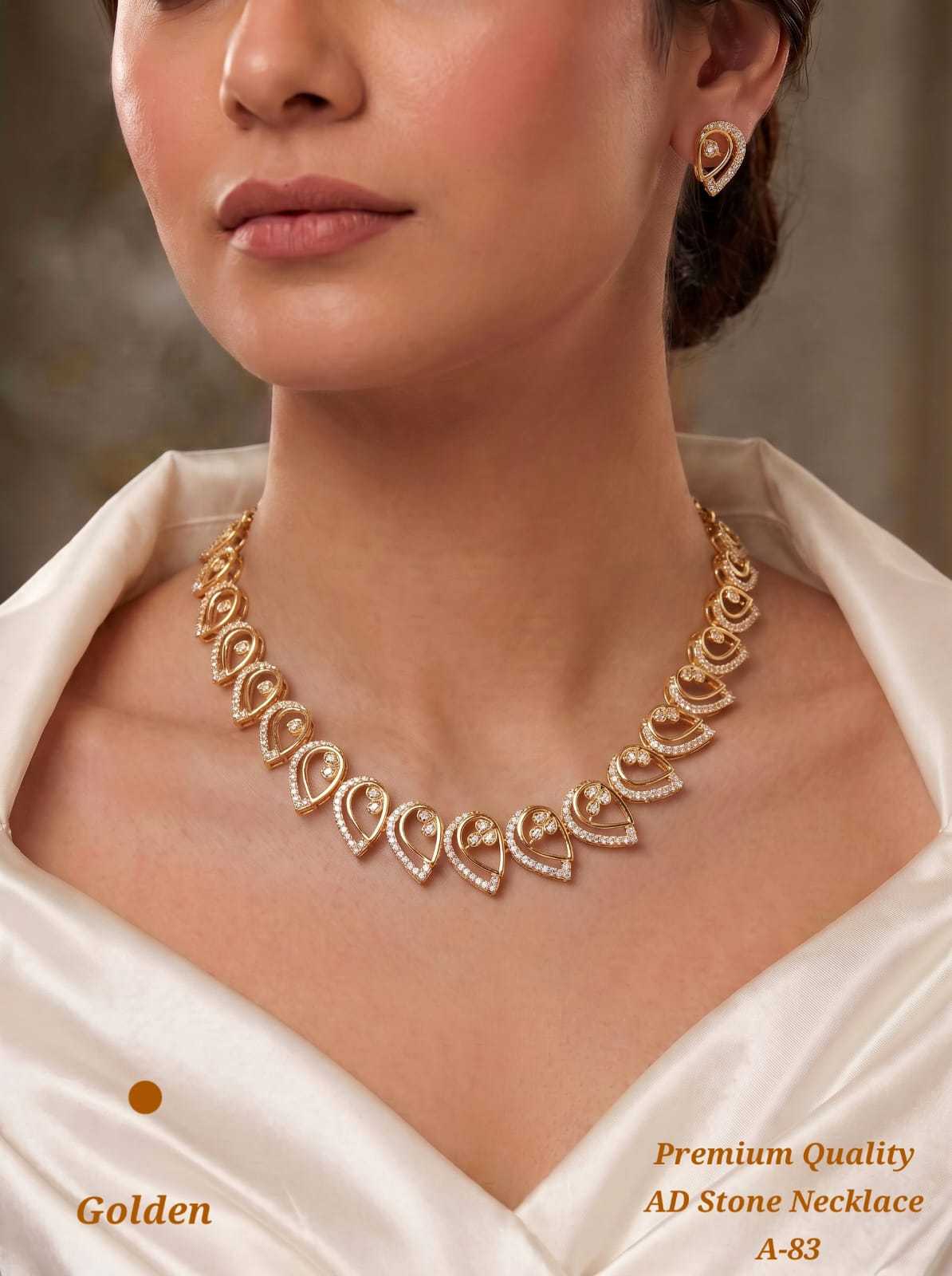 YNF Wholesale Brass Necklaces Set  | Surat Manufacturer