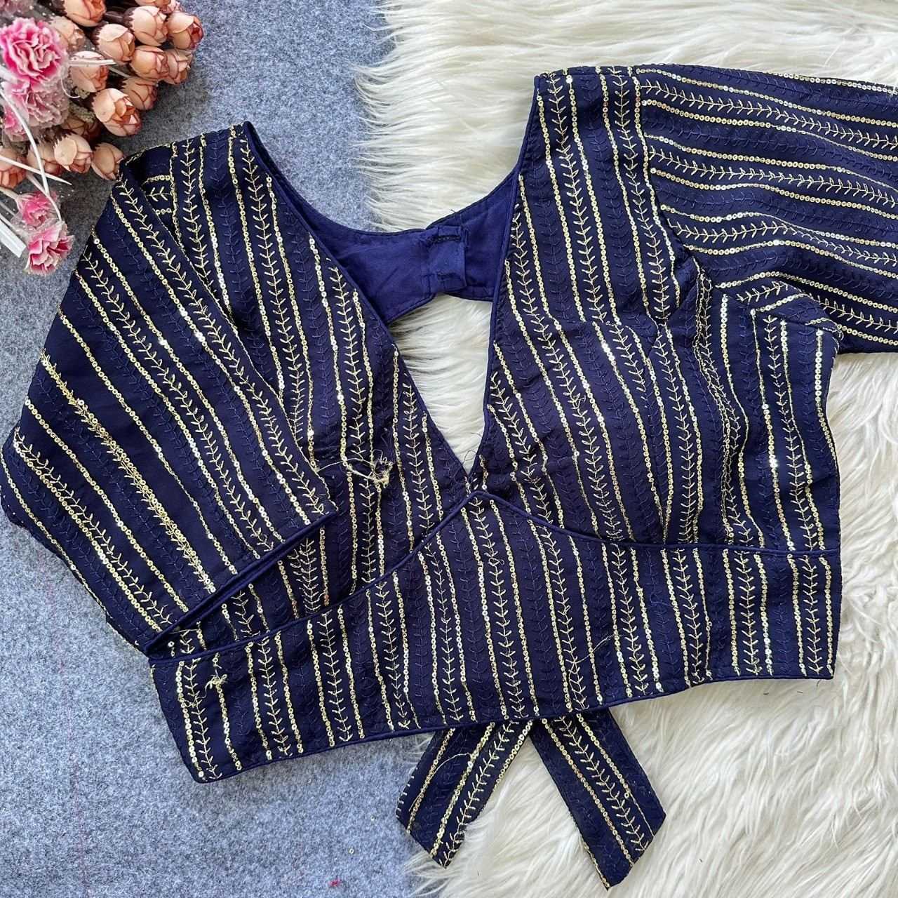 YNF Wholesale Faux Georgette Blouse  | Surat Manufacturer
