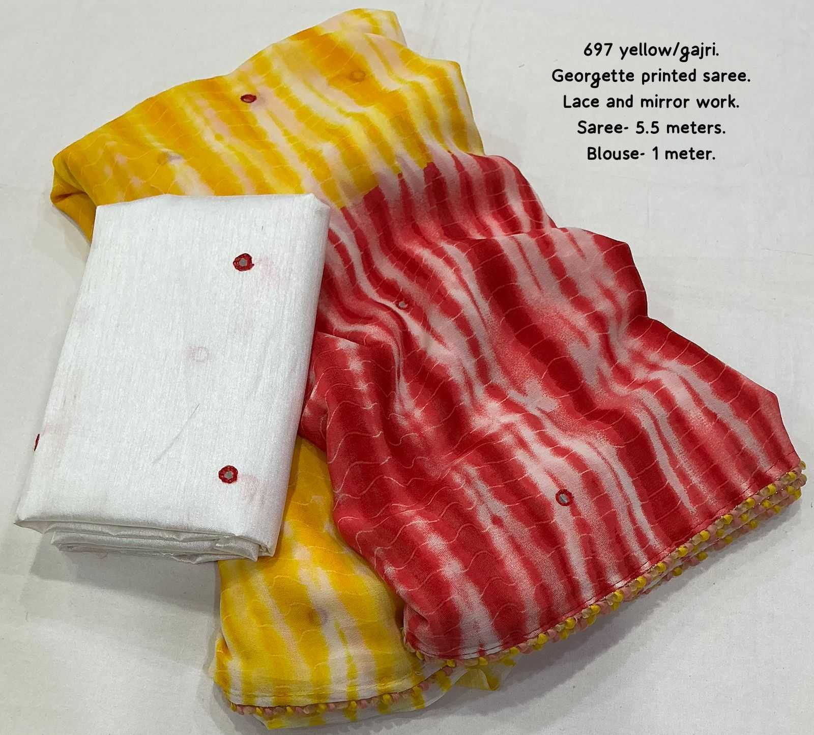 YNF Wholesale Georgette Fancy Sarees KESH433 697 | Surat Manufacturer