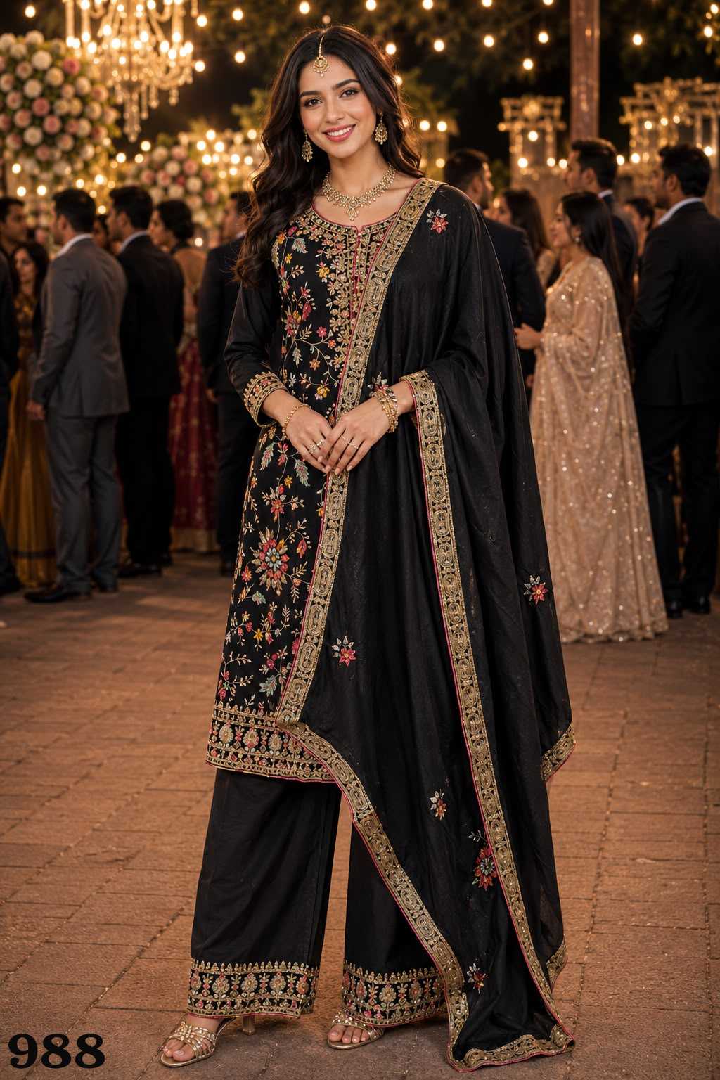 YNF Wholesale Chinon Ladies Suits  | Surat Manufacturer