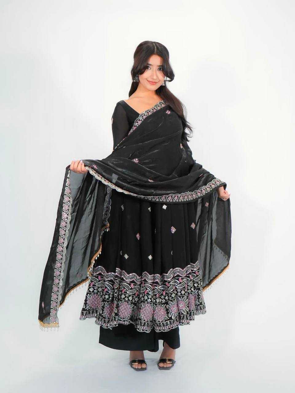 YNF Wholesale Silk Party Wear Gowns  | Surat Manufacturer