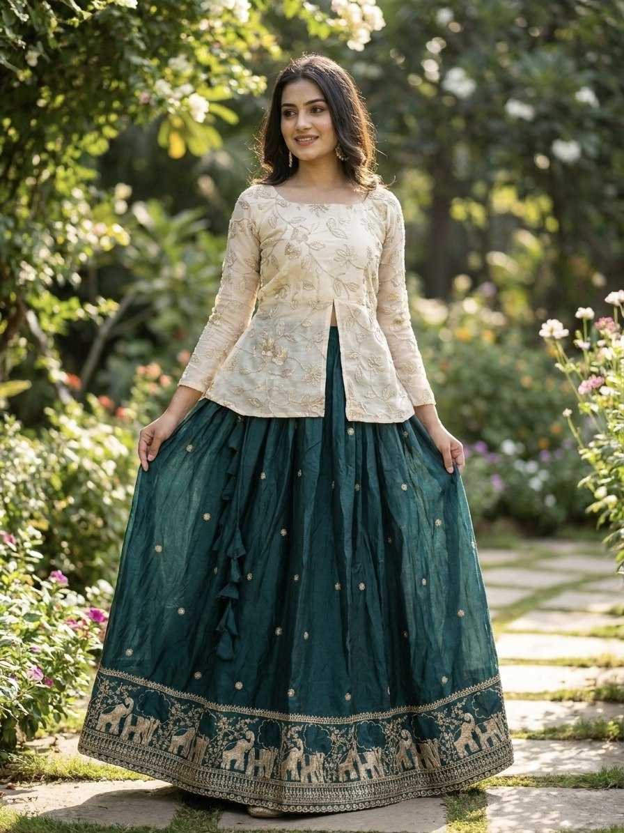 YNF Wholesale FENDY Embroidered Lehenga  | Surat Manufacturer