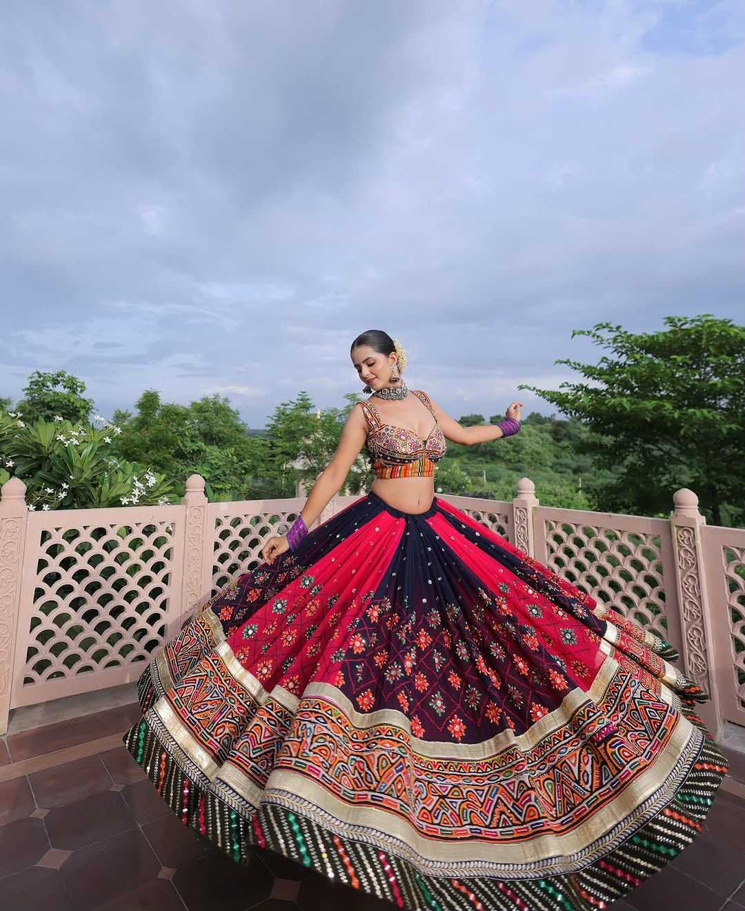 YNF Wholesale Malai Silk Printed Lehenga  | Surat Manufacturer