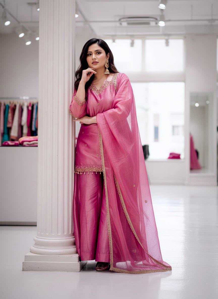 YNF Wholesale Silk Embroidery Suits  | Surat Manufacturer