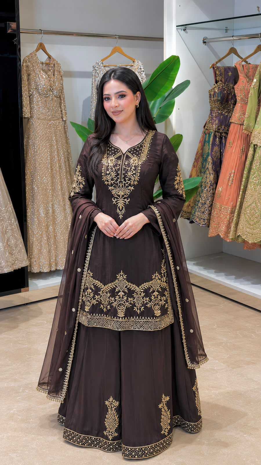YNF Wholesale Crepe Silk Embroidery Suits  | Surat Manufacturer