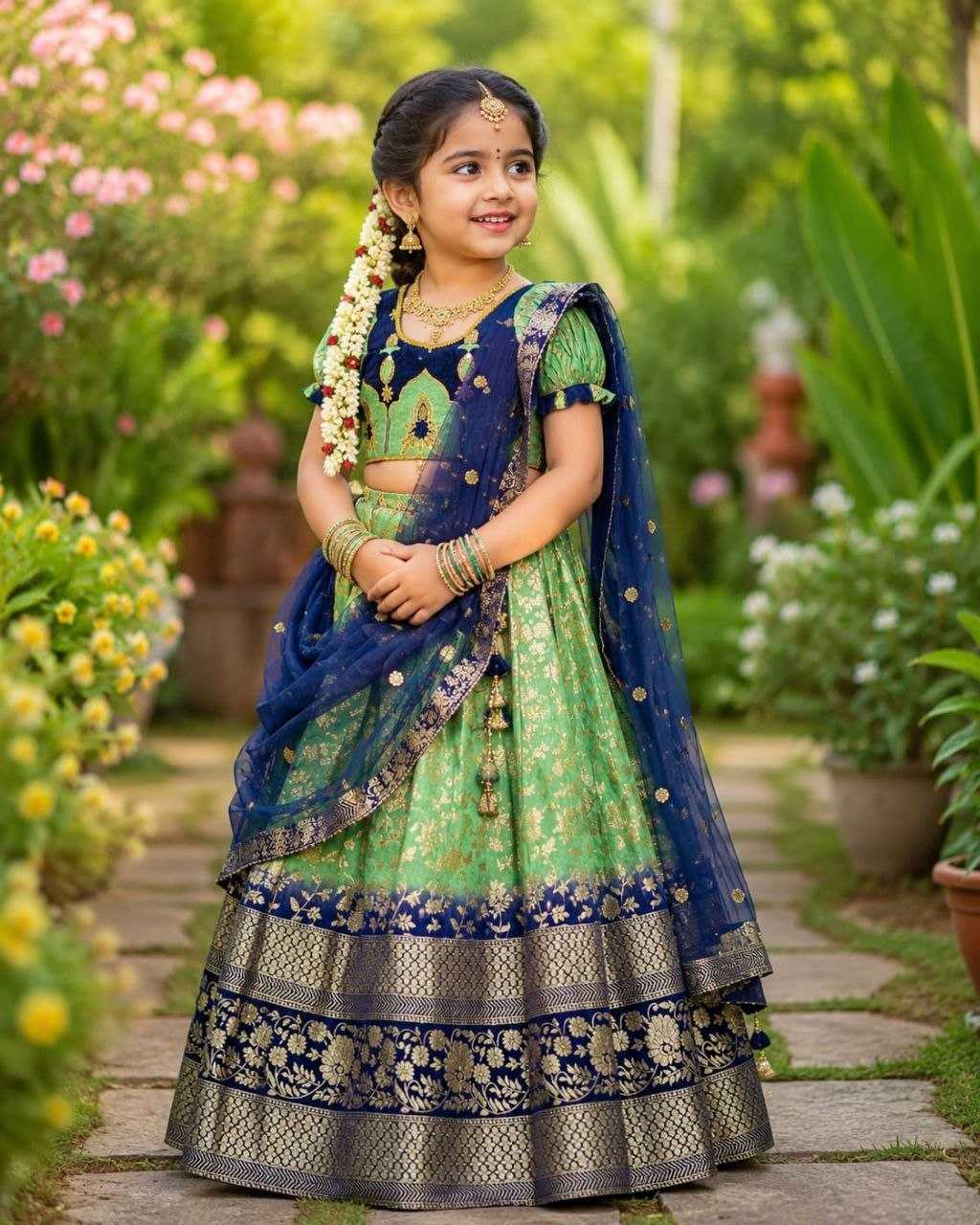 YNF Wholesale Mono Slub Kids Lehenga Choli  | Surat Manufacturer