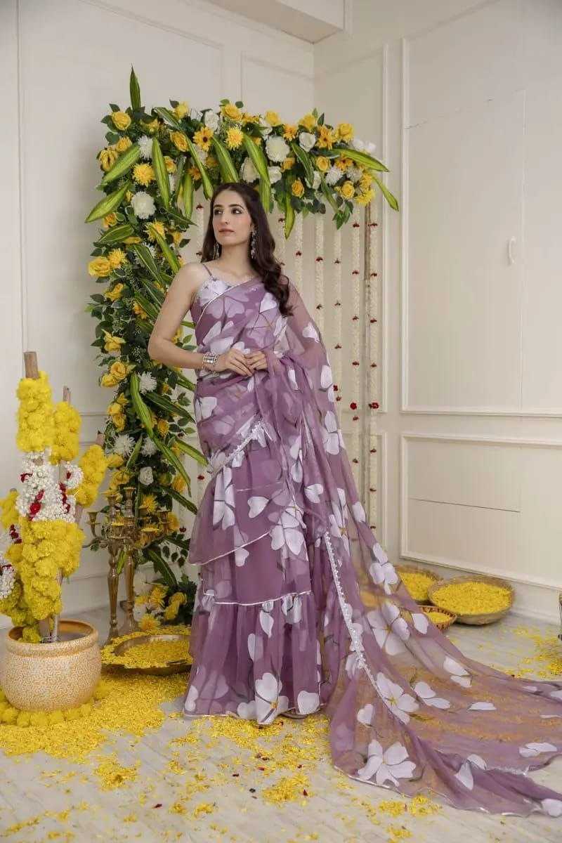 YNF Wholesale Premium Georgette Designer Sarees  | Surat Manufacturer