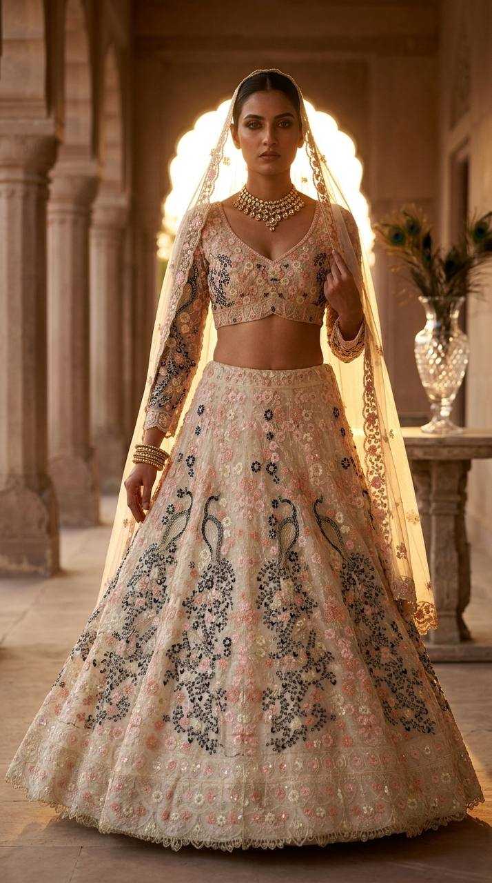 YNF Wholesale Butterfly Net Designer Lehenga  | Surat Manufacturer