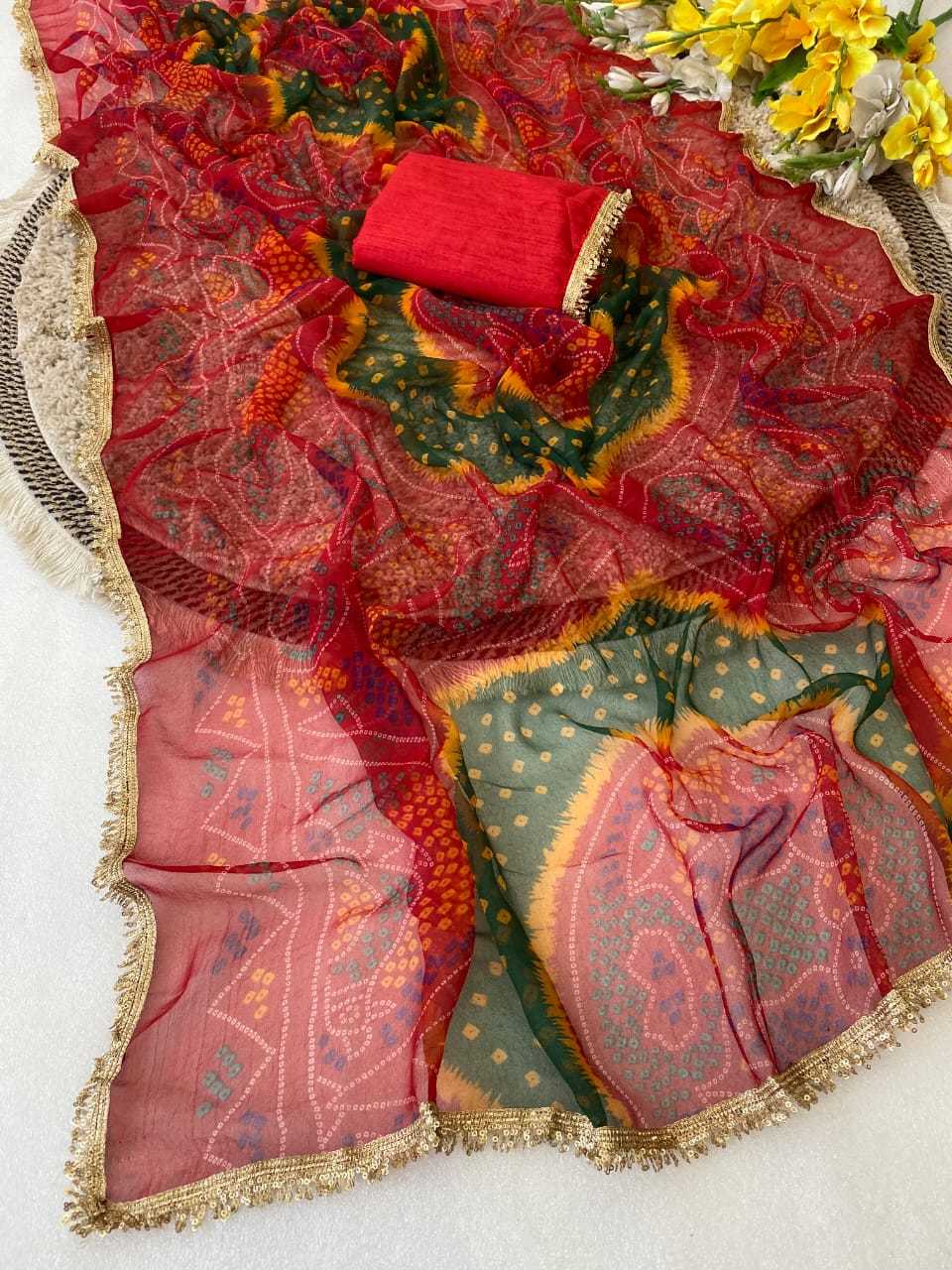YNF Wholesale Chiffon Fancy Sarees  | Surat Manufacturer